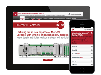Rockwell Automation catalog app