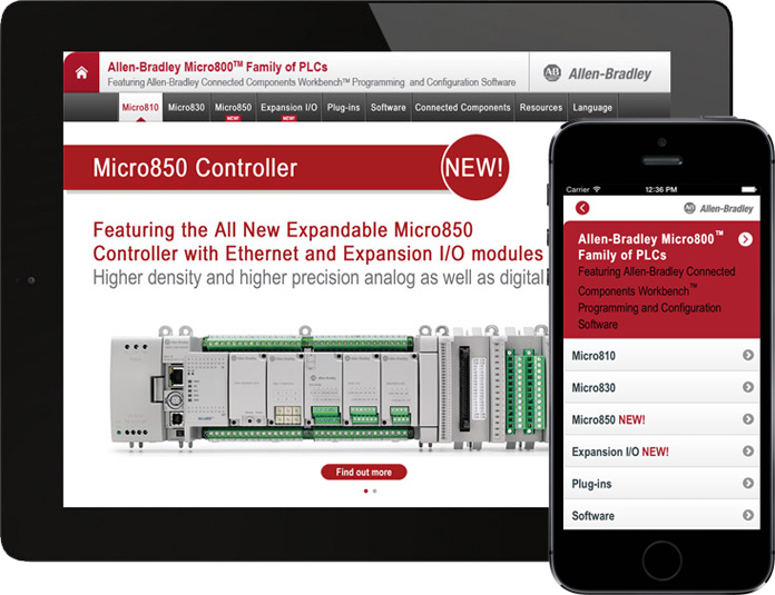 Rockwell Automation catalog app