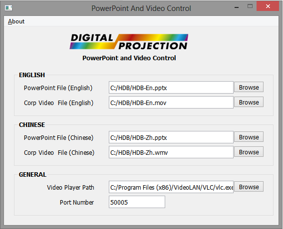 PowerPoint and VLC controller